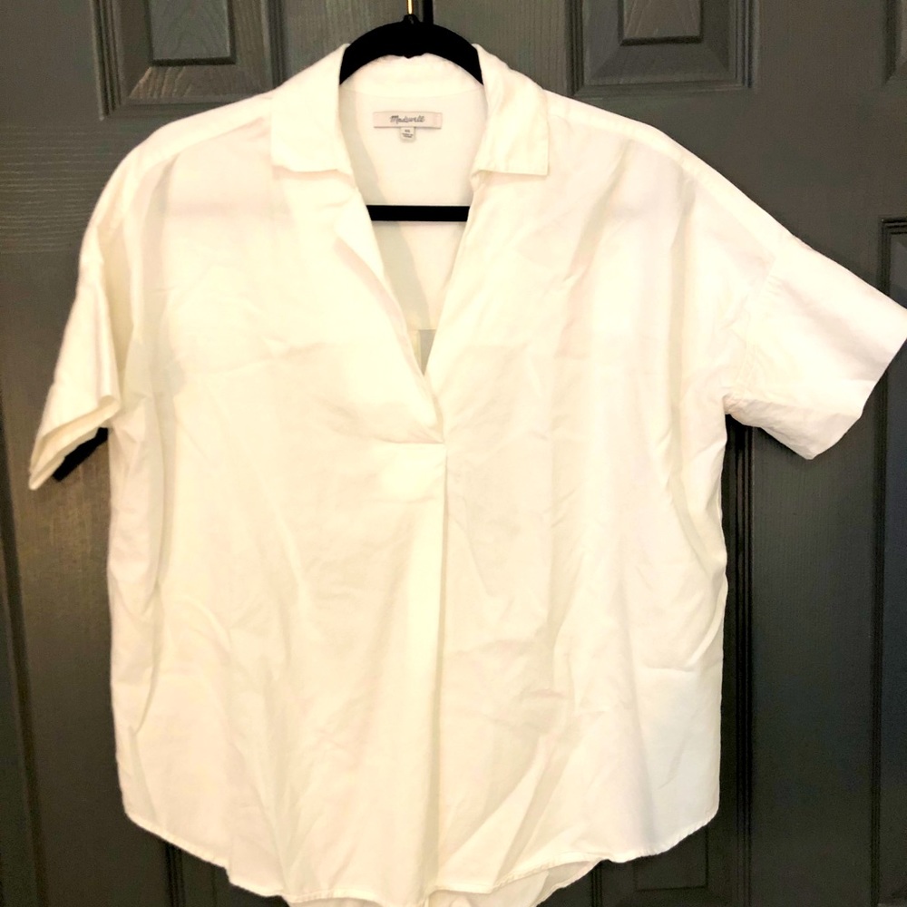 Madewell Courier Button Back Shirt
